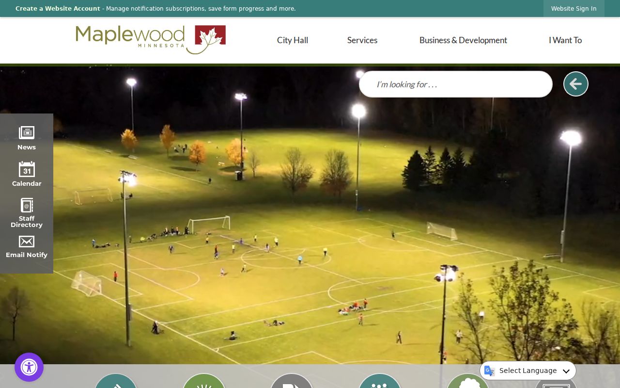Maplewood residents directory official city services home page